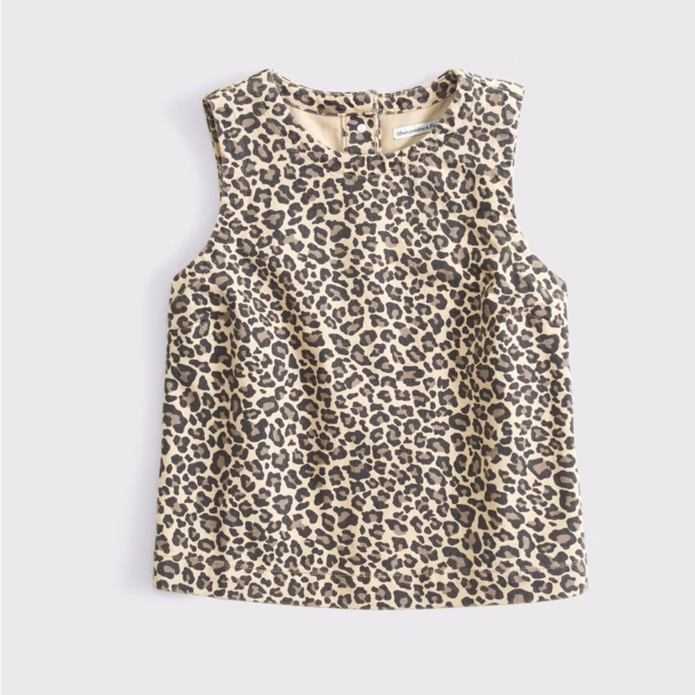 Abercrombie & Fitch Denim Shell Top